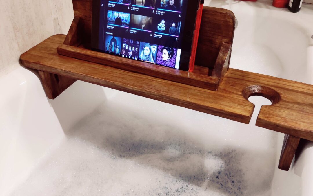 Bañera Soporte Vino, tablet & móvil