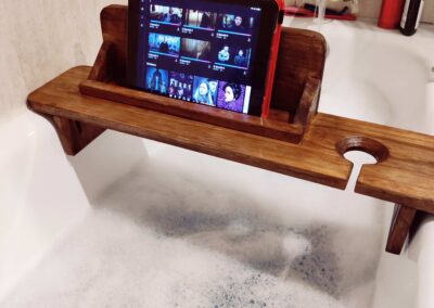 Bañera Soporte Vino, tablet & móvil